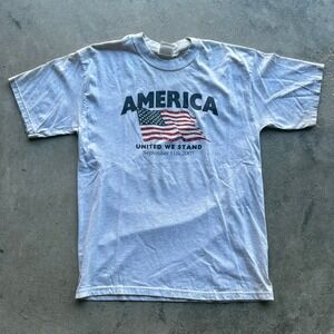 Vintage America‎ United We Stand 9/11 2001 Gildan T-shirt Mens Size Large